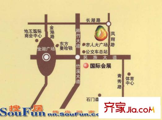 保利鳳翔花園交通圖