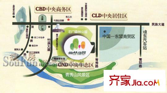 倚林佳園交通圖
