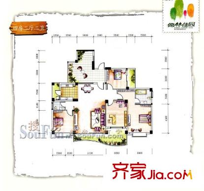 倚林佳園戶型圖