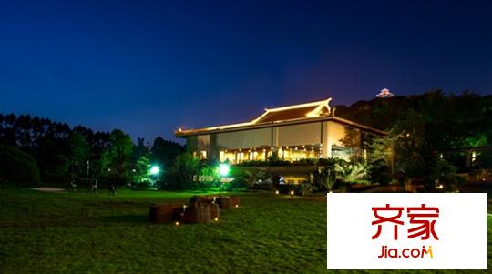 保利君悅灣園林夜景(2015-06)