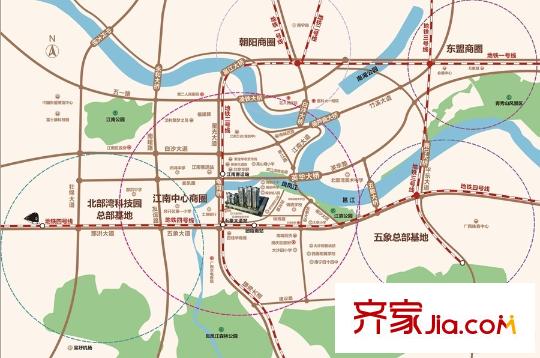 錦繡里區(qū)位圖
