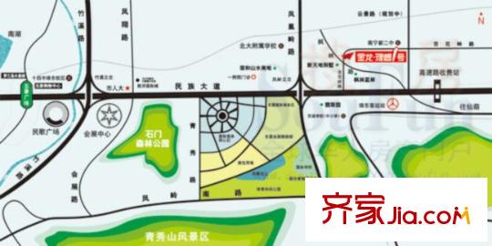 金龍理想1號交通圖