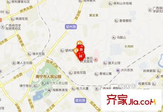 同和華彩美地交通圖