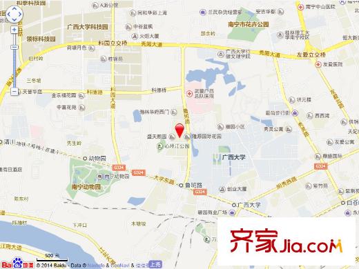 隆源國際花園交通圖