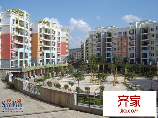 陽光新城外景圖廣場