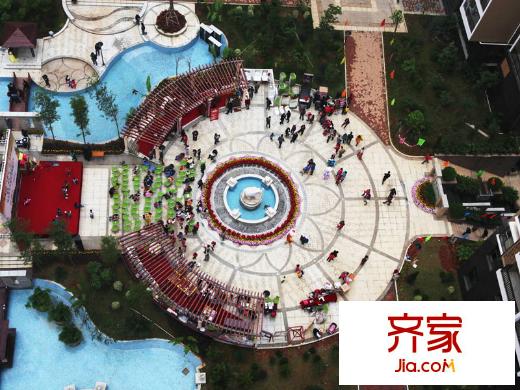 啟美新城園林俯瞰圖(2013-02-05)