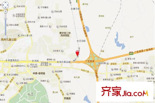 潤華?尚城街區(qū)交通地圖