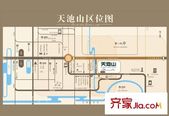 天池山區(qū)位圖