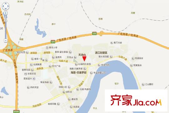 天池山電子地圖