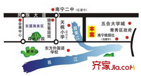 天池山交通圖