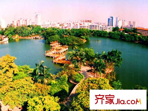 欣隆盛世觀邸人民公園俯瞰圖（攝于2013年4月1日）