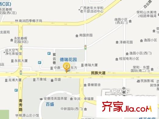 德瑞花園交通圖 
