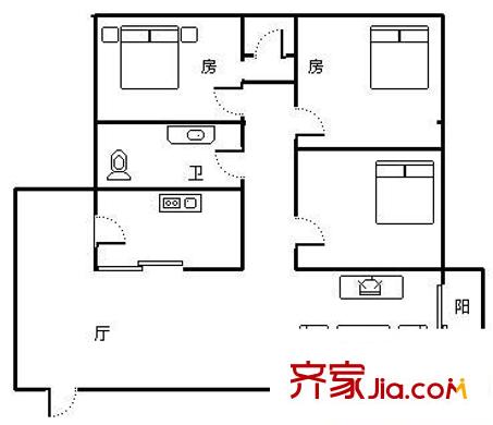棕櫚灣 0室 戶型圖