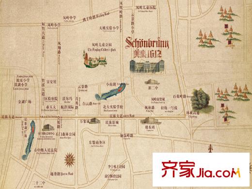 美泉1612項目區(qū)位圖