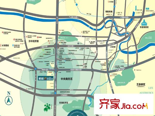 碧園南城故事區(qū)位圖