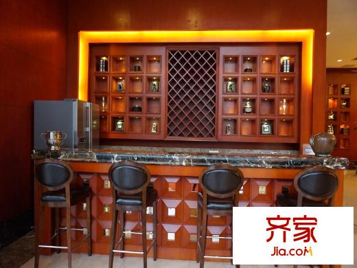 南湖名都廣場售樓部吧臺（2014-03-19）