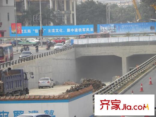 南湖名都廣場周邊南湖隧道工程