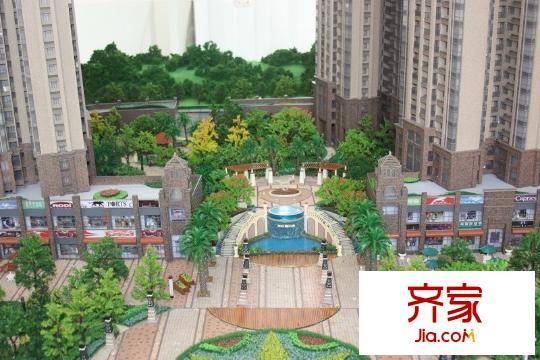 保利童心緣項(xiàng)目沙盤中的主入口（2011-04-20）