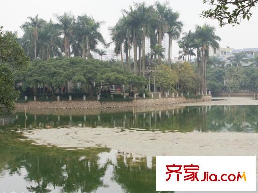 欣隆盛世觀邸旁邊的人民公園（攝于2013年4月1日）