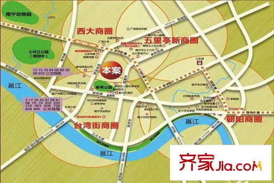 錦秀豪庭交通圖