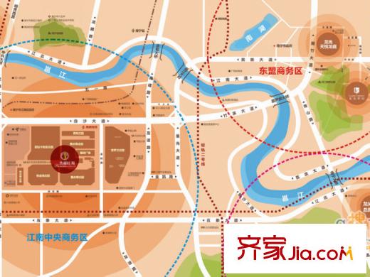 龍光普羅旺斯龍光地產(chǎn)南寧布局圖