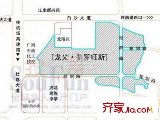龍光普羅旺斯交通圖
