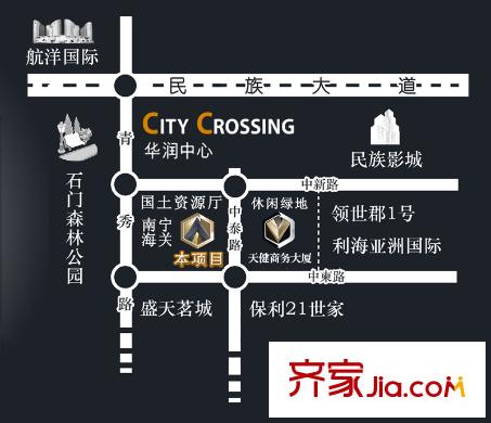天健國(guó)際公館位置圖（2011-10-20 ）