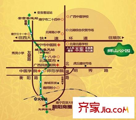 云星城市春天區(qū)位圖