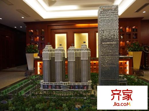 南湖名都廣場售樓部沙盤（2014-03-19）