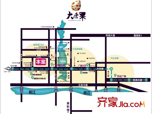 大唐果區(qū)位圖