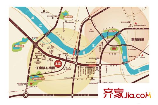 恒宇國際公館區(qū)位圖