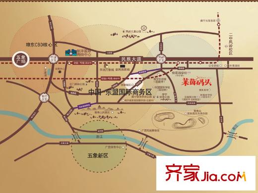 萊茵湖畔區(qū)位圖（2013-9-29）