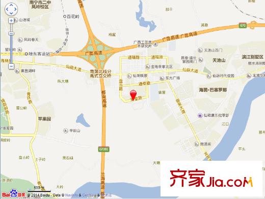 麗景花園交通圖