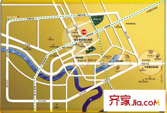 江宇世紀(jì)城區(qū)位圖