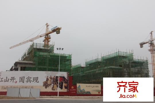 江山御景前排別墅實(shí)景(2015-11-11)
