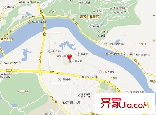 江悅藍灣電子地圖
