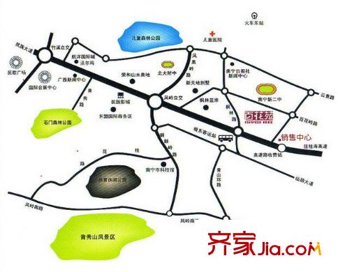 百花苑小區(qū)區(qū)位圖
