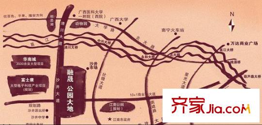融晟公園大地區(qū)位圖