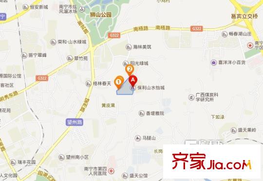 保利山水怡城交通圖