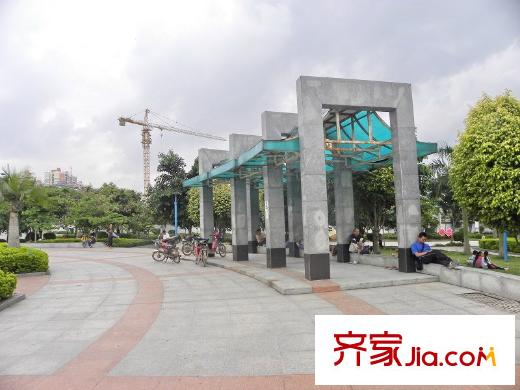 保利山水怡城配套圖周邊廣場綠化帶