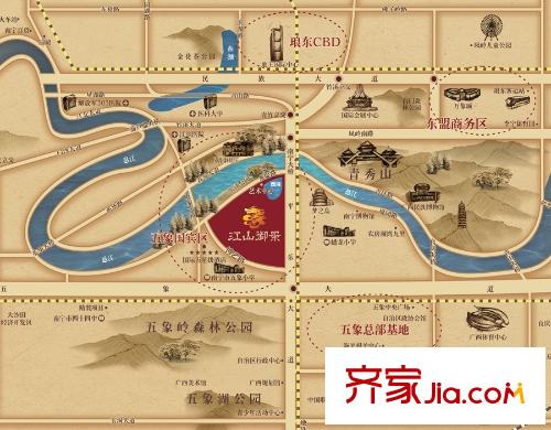 江山御景區(qū)位