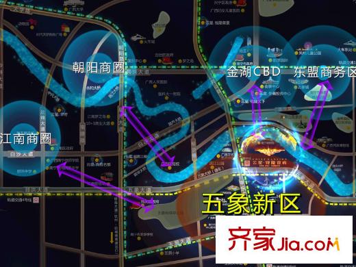 云星錢隆首府區(qū)位圖