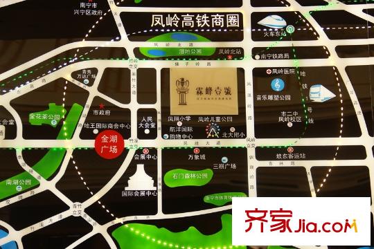 霖峰壹平方米區(qū)位圖