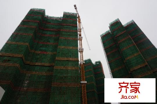 萬科魅力之城在建樓棟(2015-09-10)