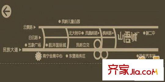 中鐵山語城交通圖(2010-03-31 )