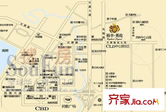 裕豐英倫交通圖