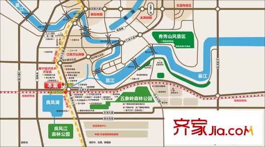 隆華?五象國際區(qū)位圖
