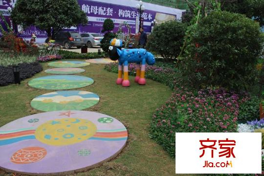 南寧恒大名都小徑實(shí)景(2015-12-3)