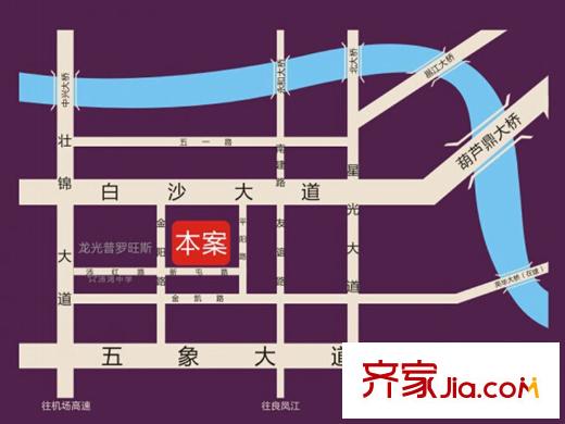 巴黎香醍區(qū)位圖