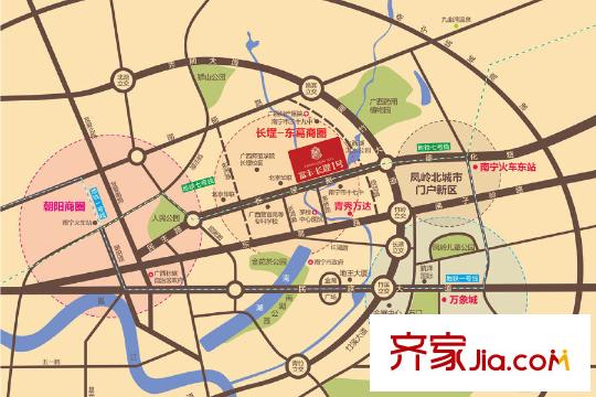 富豐長平方米1號區(qū)位圖
